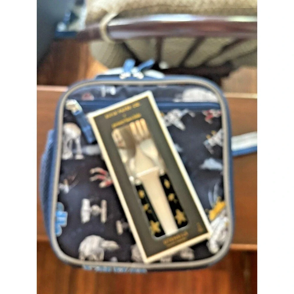 School Pottery Barn Disney LUNCH BOX BAG STAR WARS Solo Resistance grogu ,